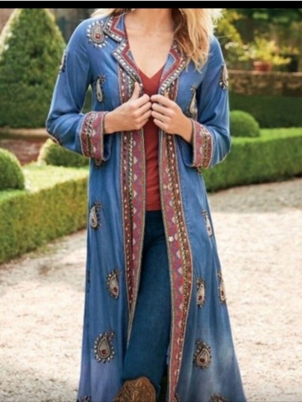 Soft Surroundings Morena Duster Jacket Size 1X